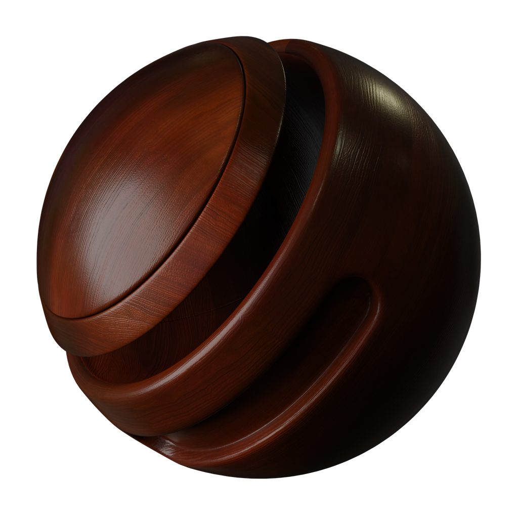 BlenderKit | Download the FREE Dark cherrywood material