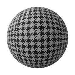 Houndstooth Woven Fabric