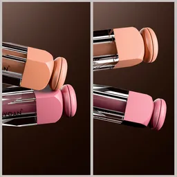 Lipstick smooth tap and roll transition