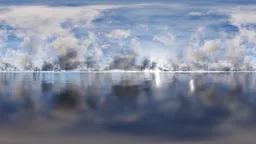 Calm Ocean Cloudy Day