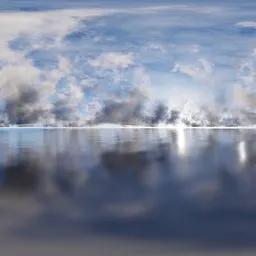 Calm Ocean Cloudy Day