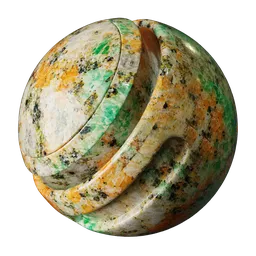 Tangerine Emerald Granite