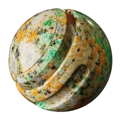 Tangerine Emerald Granite