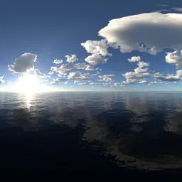 Bluesky morning sunshine