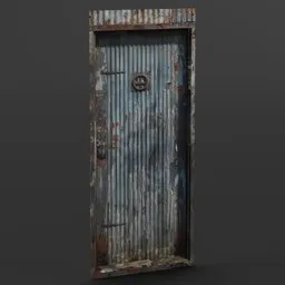 Old shad door