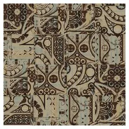 Over the Edge Lofty Cerulean Carpet Tile