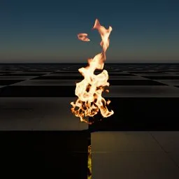 Animated Fire Flipbook - Regular