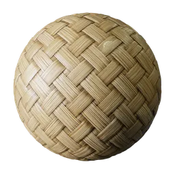 Bamboo weave pattern