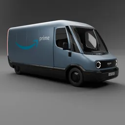 Rivian Amazon delivery van