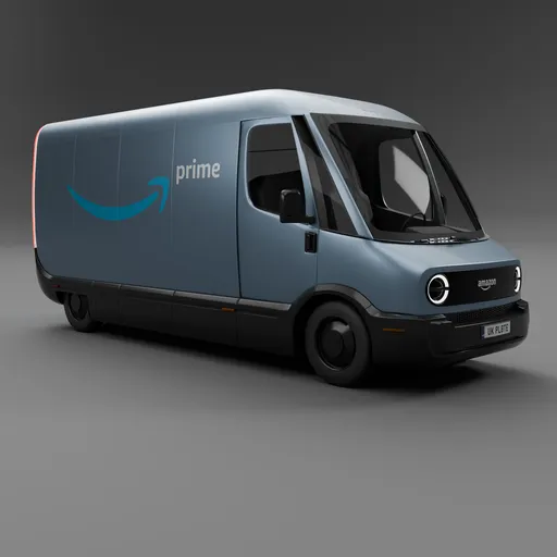 Rivian Amazon delivery van