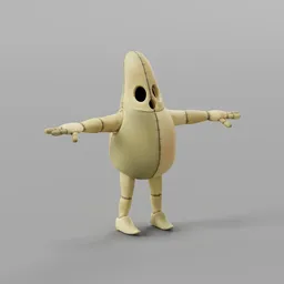 Mushroom Foam Costume IK rigged