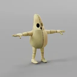 Mushroom Foam Costume IK rigged