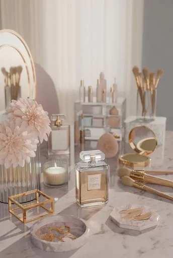 Luxury Vanity Table Scene