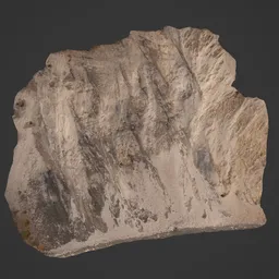 Eroded Dirt Mountain Valley Photoscan