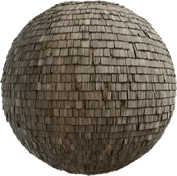 Highly detailed Roof Slates 02 PBR texture for 3D modeling, created by Rob Tuytel, suitable for Blender and other 3D software.