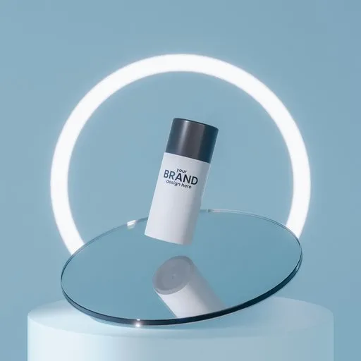 Cosmetic packaging mockup