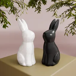 Simple Marble Rabbit Prop