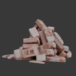 Pile of bricks