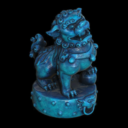 Chinese Porcelain Lion-Freepoly.org