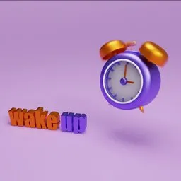 Alarm clock animation