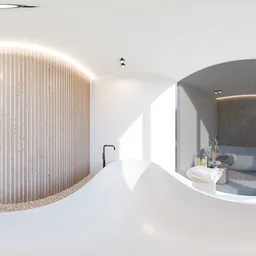 Bright Bathroom Interior