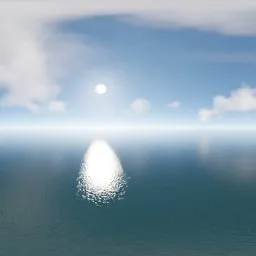 Bright Day Ocean Sky HDRI