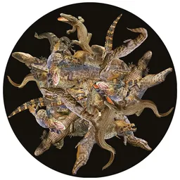 Spiky Coral Fossil Carpet