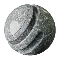 Glossy Gray Marble