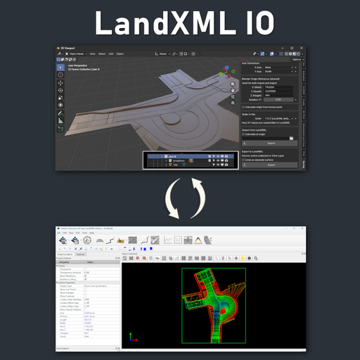 LandXML Import Export
