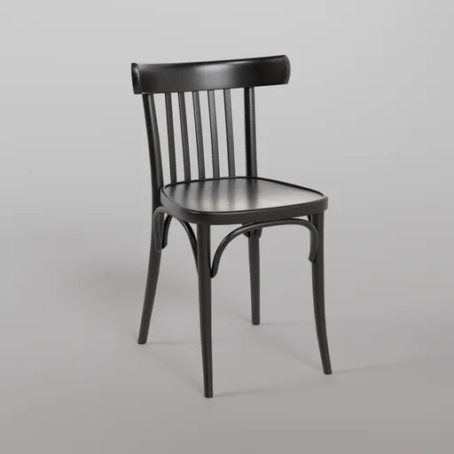 763 Chair B123 - Black Grain