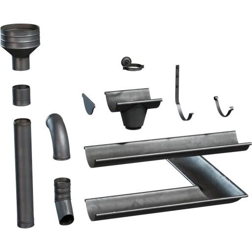 Modular Metal Gutter