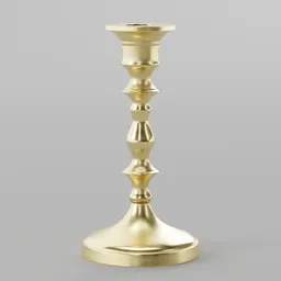 Gold Candle Holder