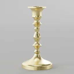 Gold Candle Holder