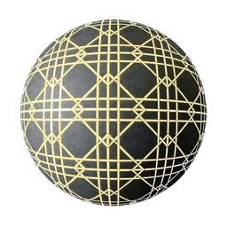 AR3DMat Golden Cannage LightWall