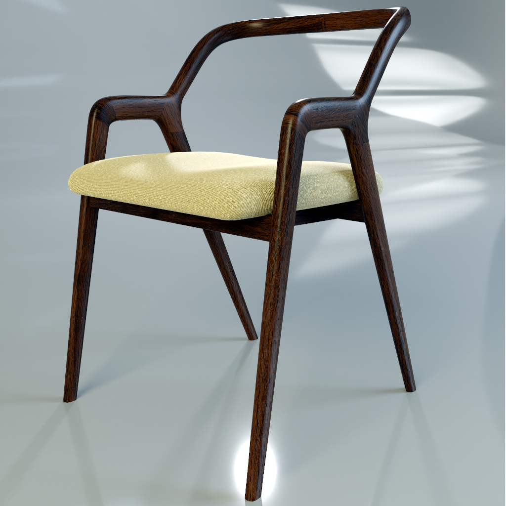 In Breve Armchair | FREE 3D Armchair 3D Models Models | BlenderKit