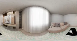 Modern living room soft interior