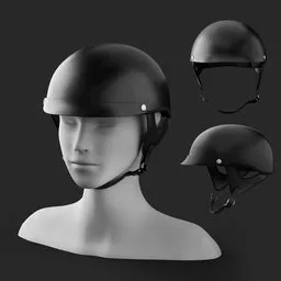 Motorcycle Half Helmet
