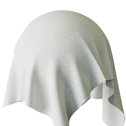Graphical White Sheer