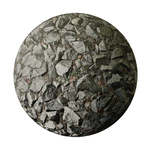 Crushed Gravel Rock Surface