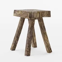 Old Wood Organic Side Table