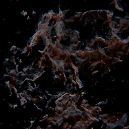 Volumetric Dark Dust Cloud Nebula