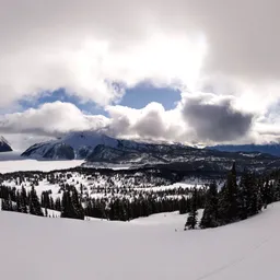 Snow Winter Wonderland Clouds Day