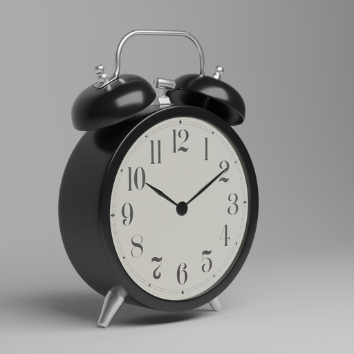 BlenderKit Download the FREE Alarm Clock model