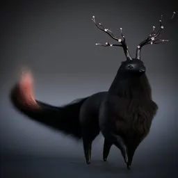 Japanese Sakura Creature Rigged