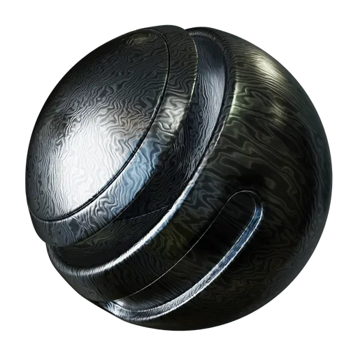 Black Rose Damascus Steel