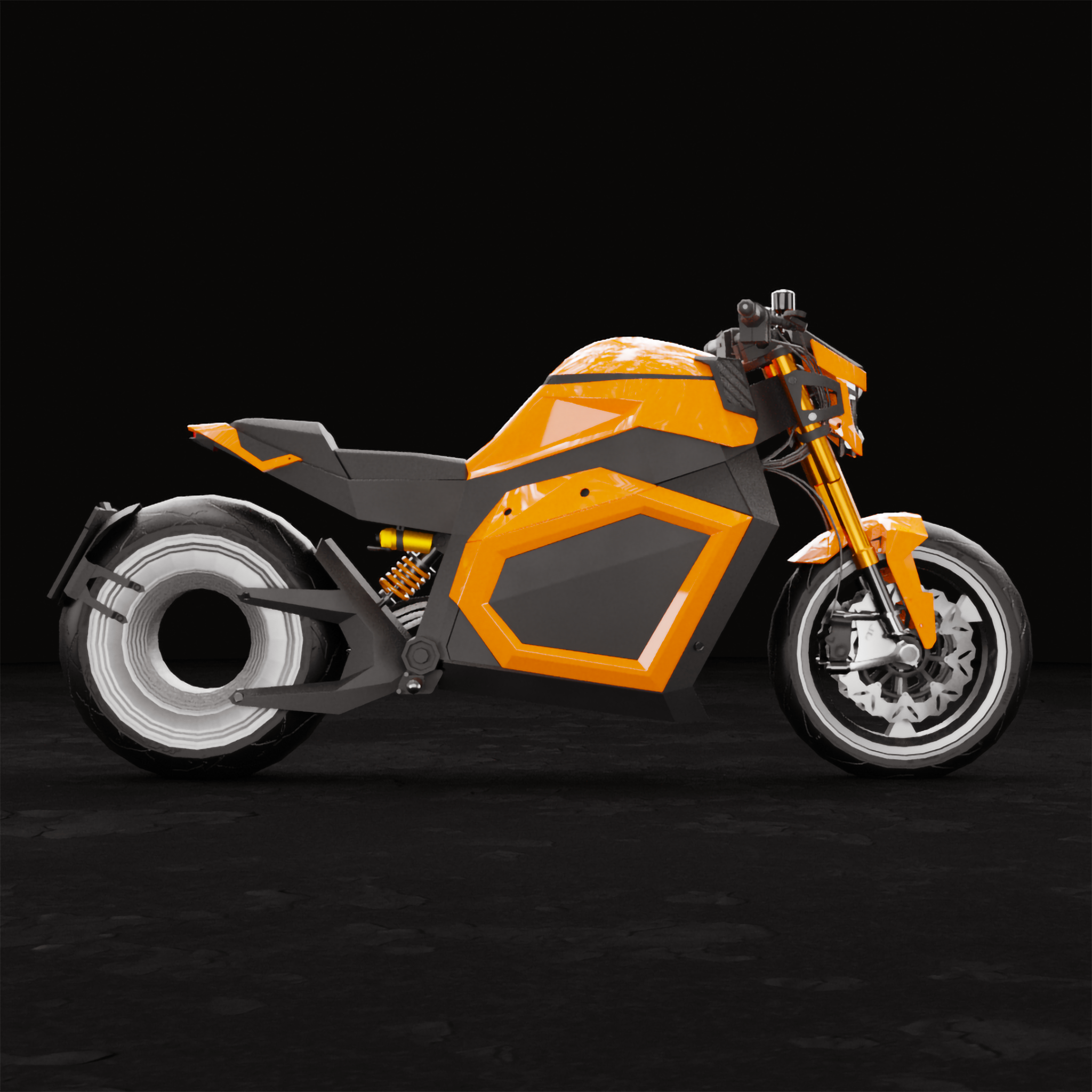 Verge Electric Motorcycle Wheel Electric Superbike Hubless