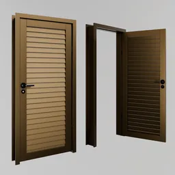 Bronze metal door