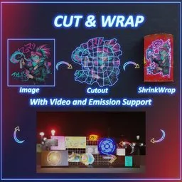 Cut & Wrap (One Click Image To Cutout And Shrinkwrap)