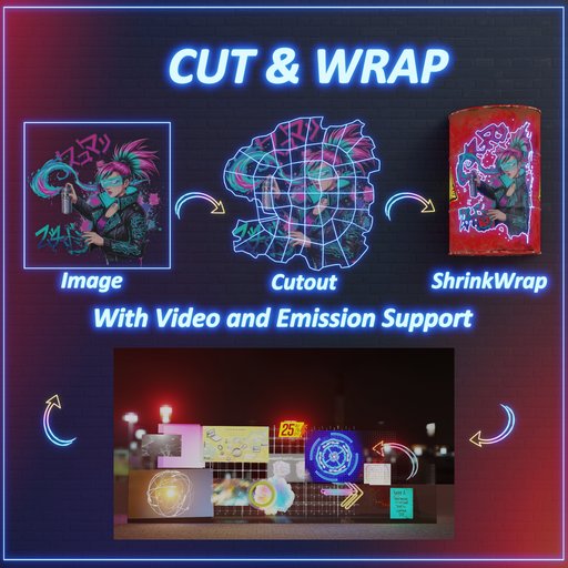 Cut & Wrap (One Click Image To Cutout And Shrinkwrap)