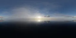 Cloudy Evening Sky Hazy Landscape